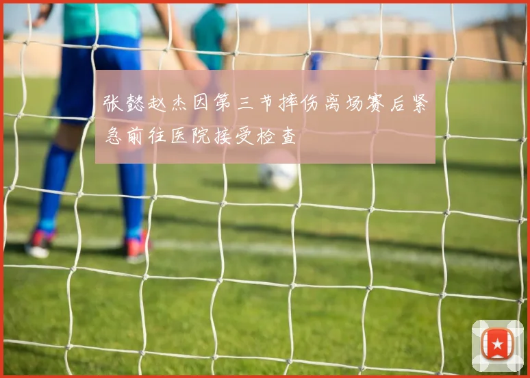 张懿赵杰因第三节摔伤离场赛后紧急前往医院接受检查
